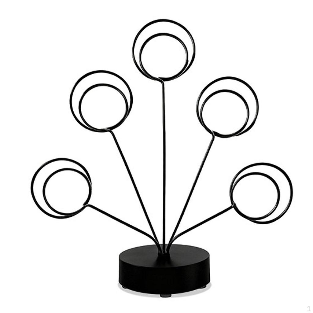 5 Branch Family Tree Picture Frame Holder Desktop Photo Wedding Card Display