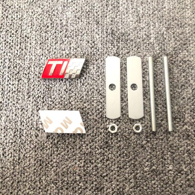 Metal Ti Logo Car Sticker Badge Body Decoration Emblem Auto Exterior For Alfa Romeo 159 147 156 giulietta 147 159 mito Stelvio zl2