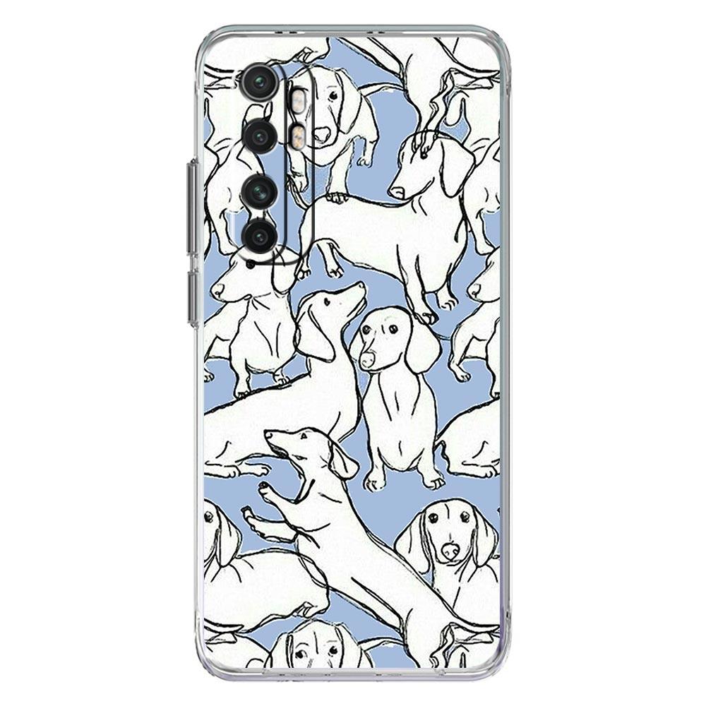 Dachshund Sausage Dog Phone Case For Xiaomi Mi 14 13 13T 12T 10 12 Lite 11 Ultra 11X 11T Pro Poco X6 X5 X3 NFC F6 5G Clear Cover