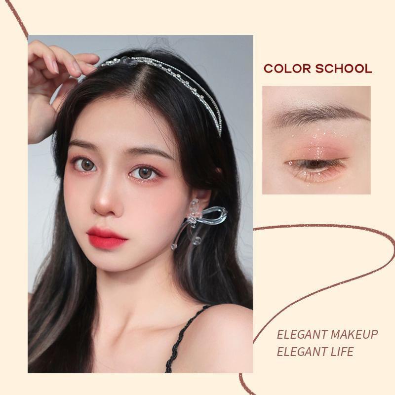 COLOR SCHOOL - 5 Colors Eyeshadow Palette - Walnut Milk