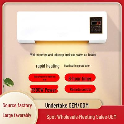 US 110V Wall-Mounted Heater: Dual-Function Cold & Warm Blower