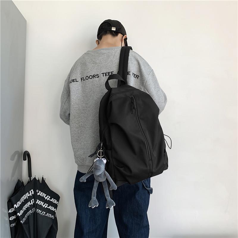 Schoolbag Backpack Men's Backpack Large Capacity Computer Travel Fashion Trend College Student High School Student Junior High School Student School