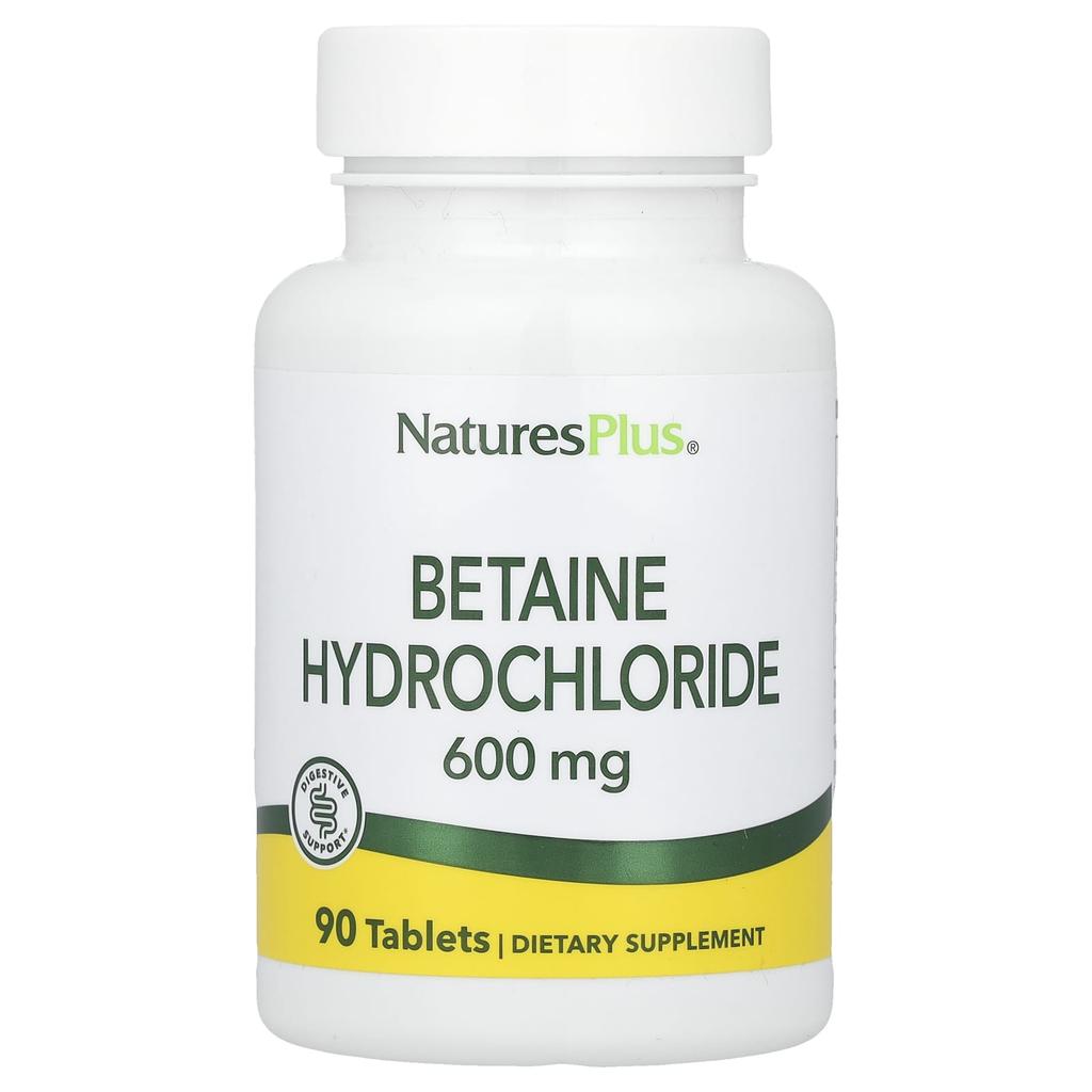 Betaine Hydrochloride, 600Mg, 90 Tablets