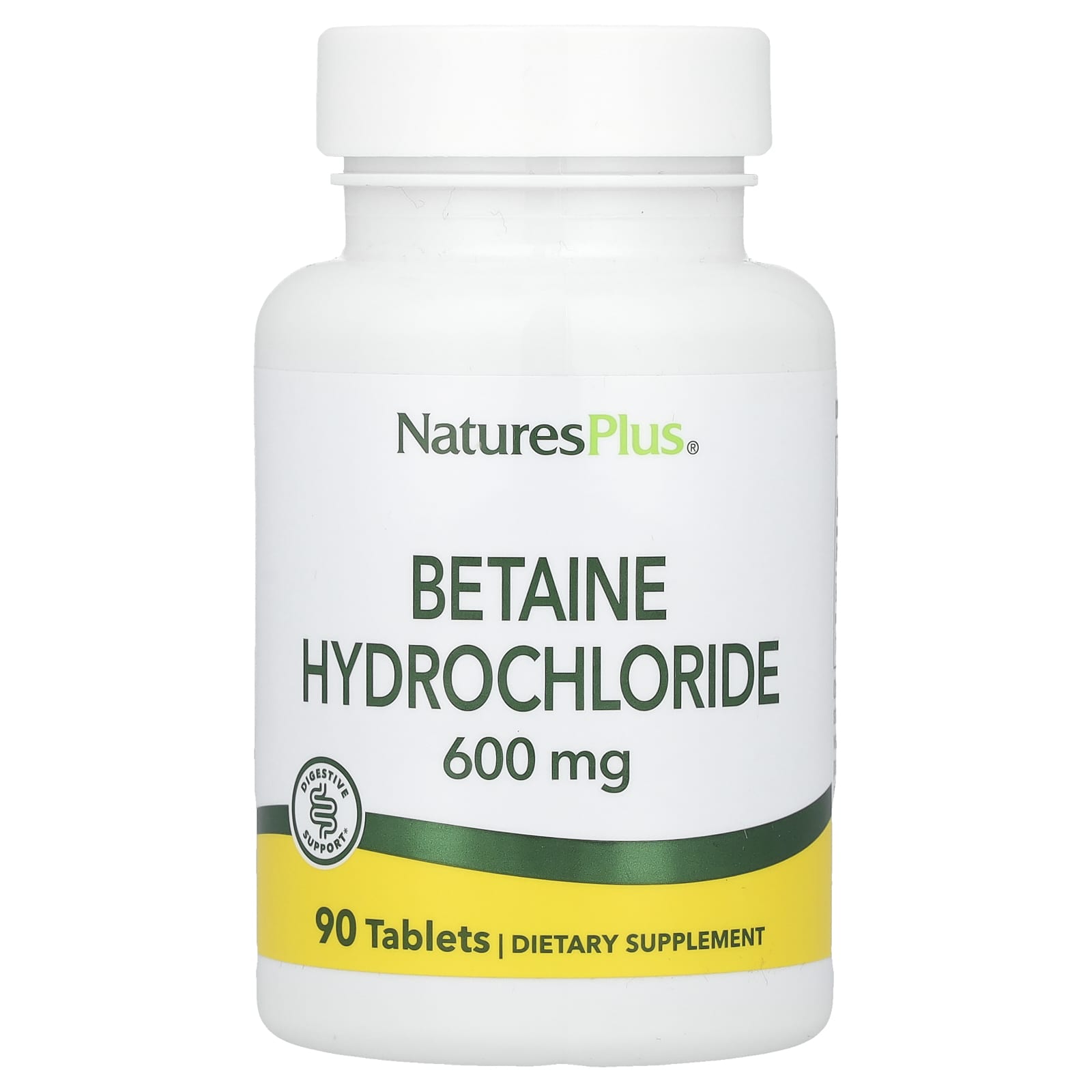 

Betaine Hydrochloride, 600Mg, 90 Tablets