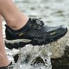 Men's shoes breathable mesh sweat durable sandals deodorant hollow mesh wading quick drying sports casual shoes cool