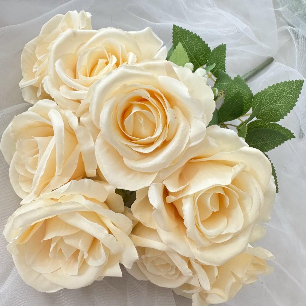 Rose Plant Simulated Restaurant Desktop Decoration Wedding Props Photography