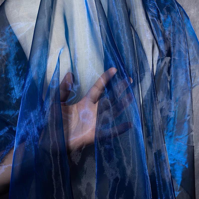 Gradient Organza Mesh Veil Skirt Fabric for Creative Decorations