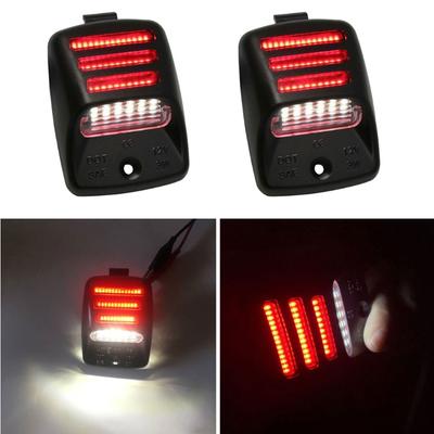 1Pair Car LED License Plate Light Red Tail Running Light/Rear Fog Lights for Tacoma Tundra 2005-2015