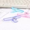 1 Piece Transparent Acryllic Paper Clip Simplicity Fashion Non-sticky Memo Pad Clip Beautiful Snack Seal Clip Student