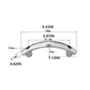 Stainless Steel Boat Handle Grab Thickened Solid Polished Equipment Bow Pull Rail Silver Rustproof Accessories