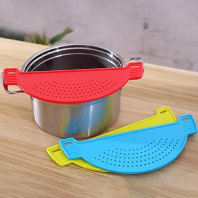 Abtropfgestell aus Silikon für Töpfe, Pfannen, Schüsseln, wiederverwendbar, Universalfilter, Pasta, Spaghetti, Hackfleisch, Fett, Gemüse, unverzichtbar für die Küche