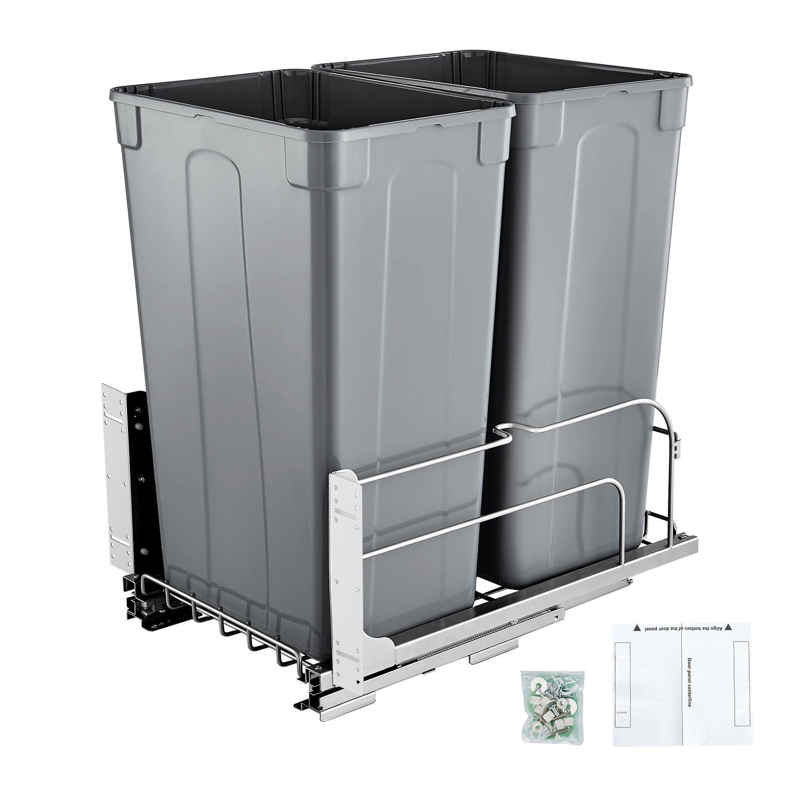 VEVOR Pull-Out Trash Can, 50 QT