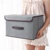 Fabric Non-Woven Storage Box: Dustproof Organizer Set for Clothes, Toys, and Household Items