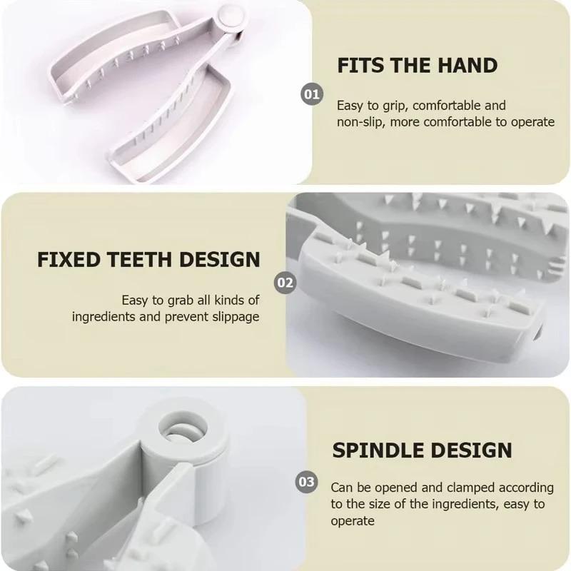 Plastic Finger Guard for Vegetable Slicer Hand Protection Safety Clip for Slicing Shredding Chopping Kitchen Accessory