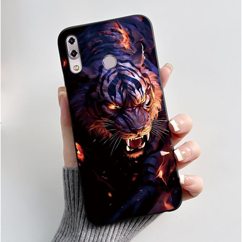 Für ASUS Zenfone 5 ZE620KL ZF620KL X00QD 5z ZS620KL Z01RD Hülle Luxus Süßes Liebes Kaninchen Lustig Schwarz Weiche TPU Silikon Rückseite