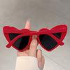 Fashion Heart-Shaped Sunglasses Women Sun-Shading Eyeglasses With Pearls Bride Sunglasses Party Wedding Bridal Shower Decoraton