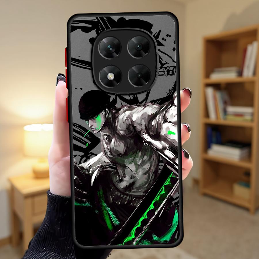 Back Phone Cover Case for Xiaomi Redmi Note 11S 9S 8T 10S 13 14 12 Pro Plus 8 9 10 11 12s 7 Anime One Piece Zoro