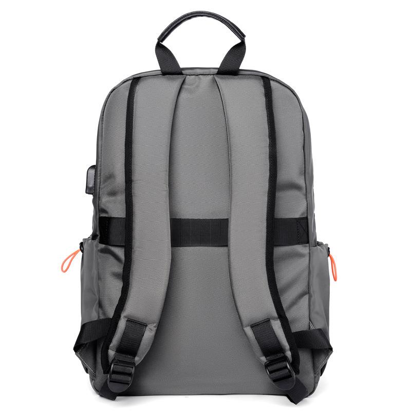 Oxford Fabric Backpack, Multi-layered Usb Charging Port, Men's Casual Backpack