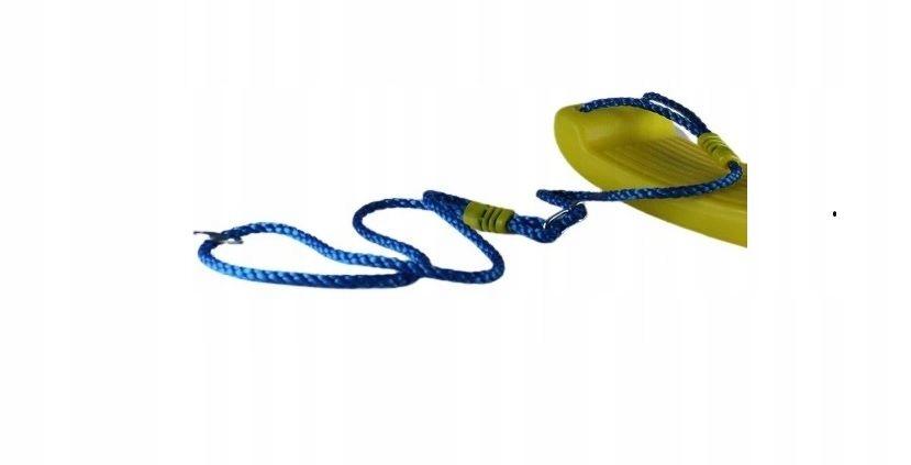 Solid Plastic Playground Swing Yellow Multi