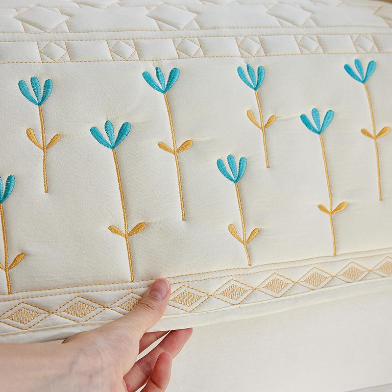 Cream Style Fabric Sofa Cushion Four Seasons Universal Non-Slip Seat Cushions Cover Cloth Washed Leather Sofa Cover