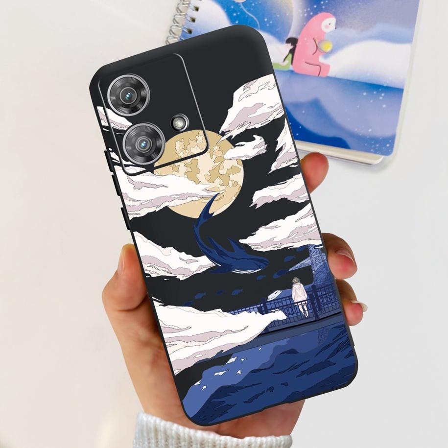 For Motorola Edge 40 Neo Case Soft Transparent Silicone Bumper Shockproof Cover For Moto Edge40 Neo Edge40Neo 5G XT2307-1 Fundas
