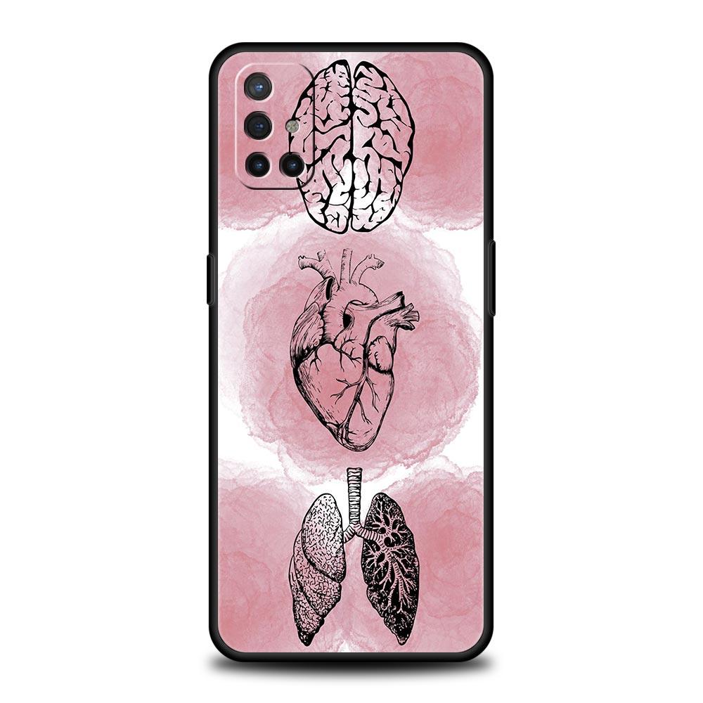 Phone Case For OnePlus 15 13 12 11 10 9 8 7T Pro 13T 13R 12R 10R 9RT 8T Nord 2T CE 2 3 5G Lite Soft Cover Creative Heart Medical