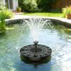 Solar Powered Water Fountain Pump Waterproof Free Standing Bird Bath Fountain with 6 Nozzles for Garden Pond Pool Outdoor
