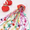 Creative Hand-Thrown Streamer Party Popper: Handheld Confetti Cannon for Weddings and Birthdays