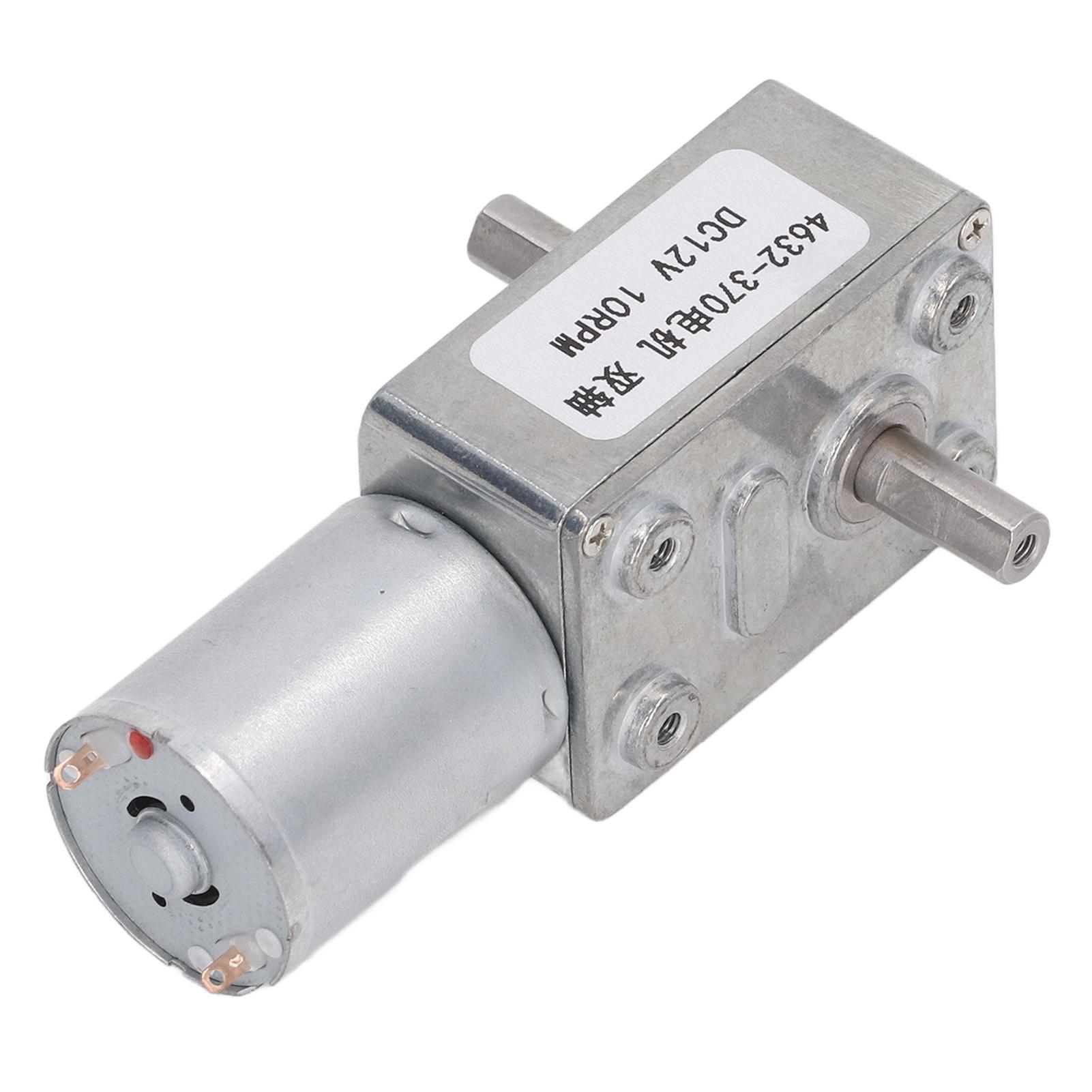 Motor cu melc turbo cu 2 axe, cutie de viteze micro cu torsiune înaltă, DC12V, scule electrice, 10 RPM