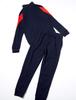 Adidas Badge of Sport COLORBLOCK TRACKSUIT Tracksuit Set Legend Legend Equivalent to Japanese size 140 Kids' (Top Ink/Vivid Red/White, Bottom