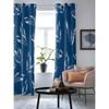 Leaves Hand Painted Watercolor Window Curtains for Living Room Bedroom Curtain Modern Kitchen Blinds Drapes Curtains
