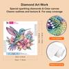 1pc Pattern Diamond Painting Kit, DIY 5D Special Shape Crystal Diamond Partial Diamond Painting Mosaic Making Craft Frameles