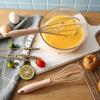 Manual Frother Manual Egg Beater Whisk Kitchenware Plastic Silicone Balloon Beater Whisking Balloon Coil Style Egg Tools