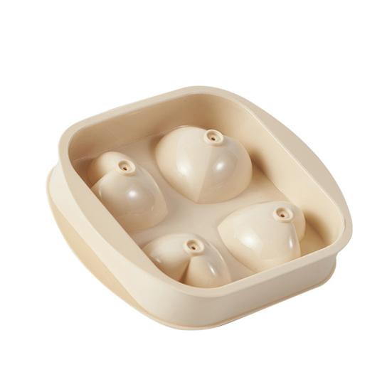 

Поднос для кубиков льда в форме сердца, силиконовая 3D-форма для льда в форме сердца, 4 полости, большая машина для изготовления кубиков льда для виски, коктейлей, напитков, антипригарное покрытие, легко снимается для кухни белый