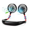 Mini Portable Strong Wind Silent Multifunctional Hands Free Neck Air Cooling Wearable Outdoor Sports Neck Hanging for Household