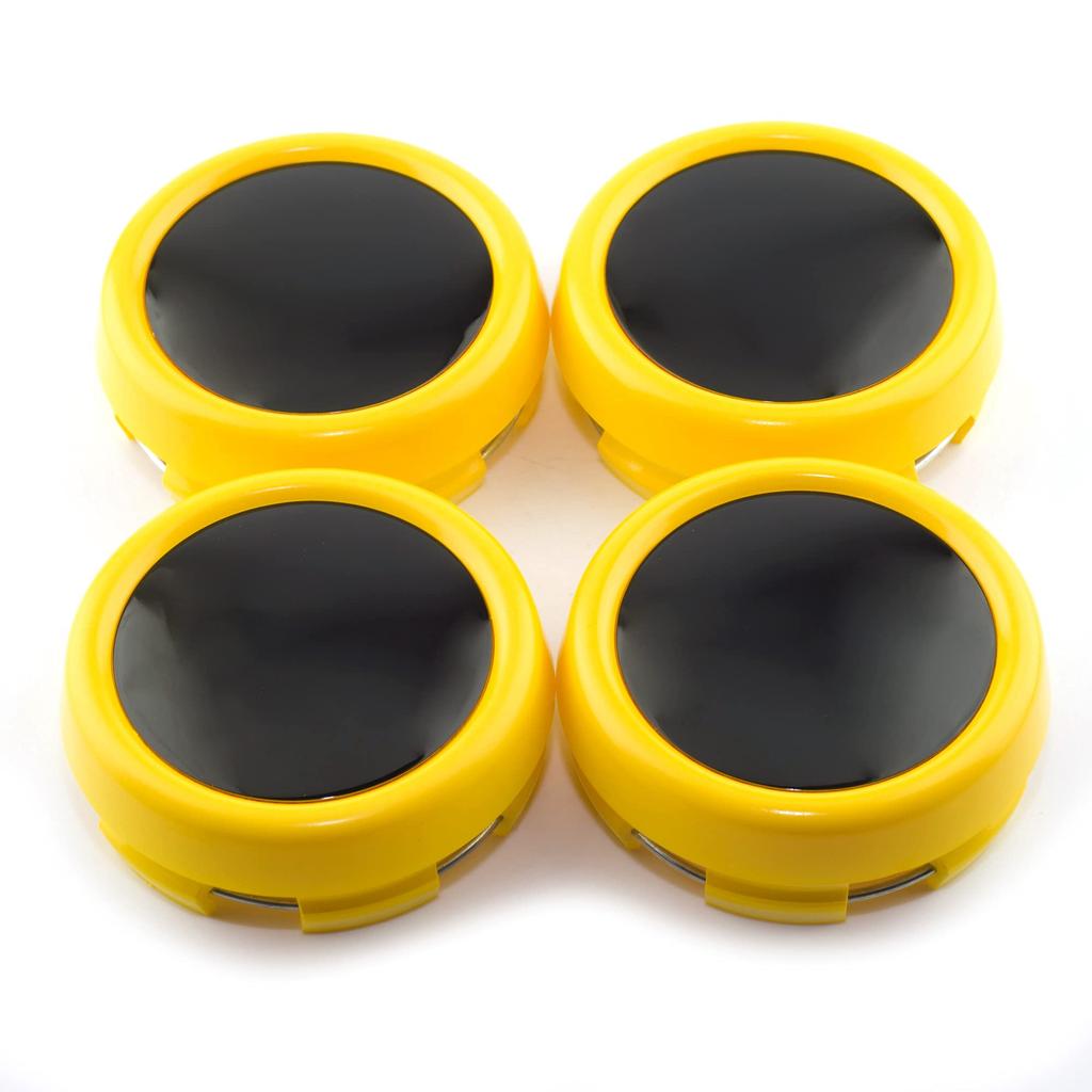 Rhinotuning Cache Central 79mm 73mm Cache Central de Roue Jaune