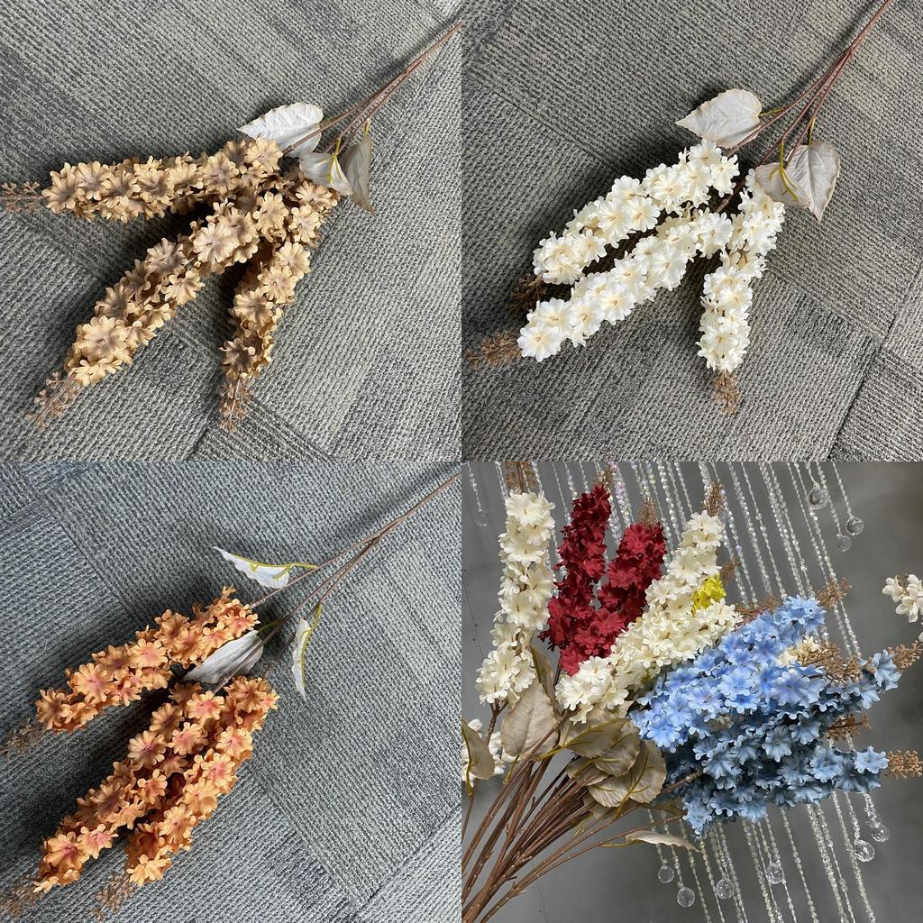 Elegant Artificial Hyacinth Wedding Flowers Faux Plant For Home And Party Decor