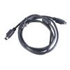 Black Shielded PS/2 Cable Shielded 6Pin Male To Male Cord PS/2 Mouse Keyboard Cable Stable Signal Transmission Wire