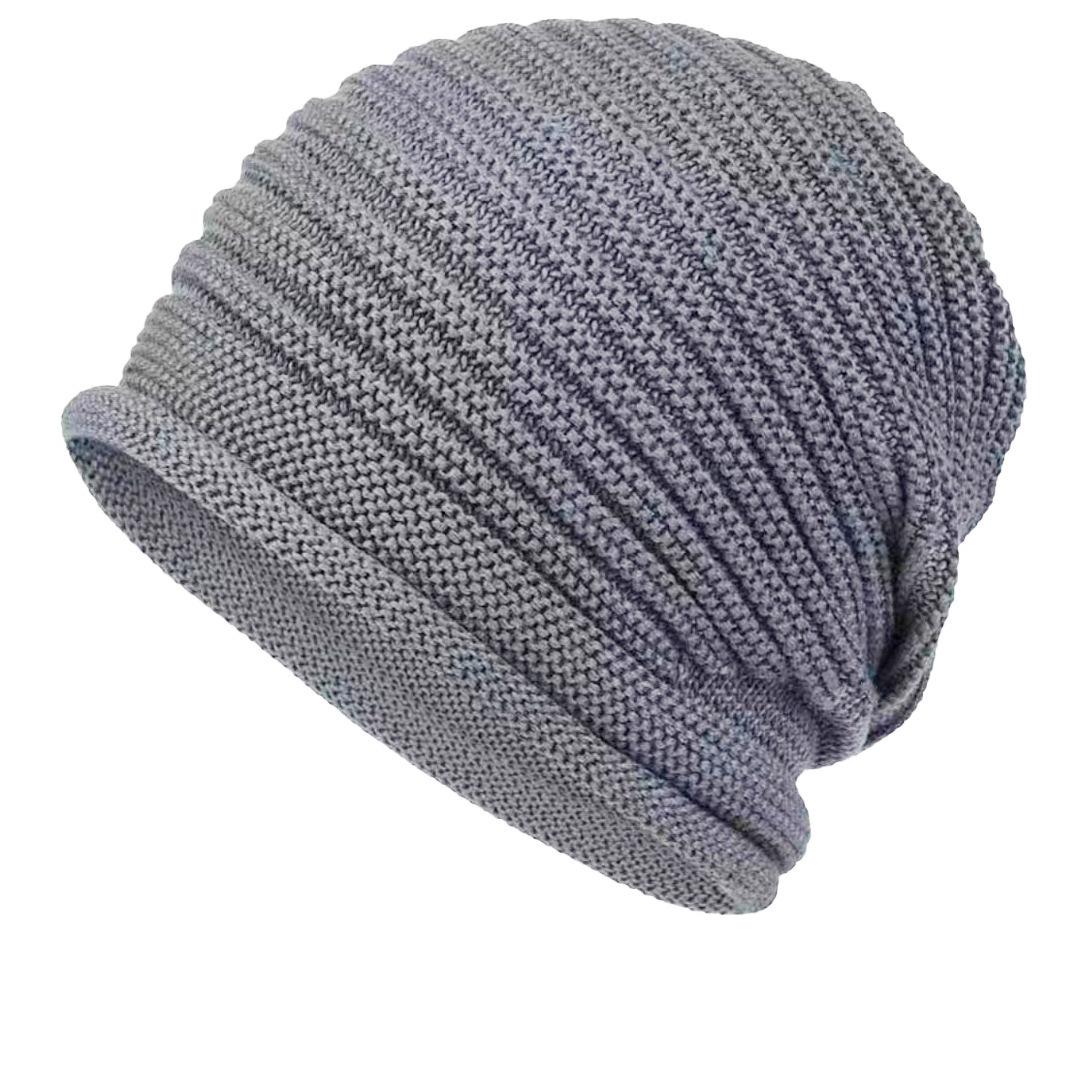

Autumn and Winter Single-layer Knitted Hat, Warm Wool Hat, Casual Stacking Hat, Women s Outdoor Pullover Hat, Loose Bald Hat one size