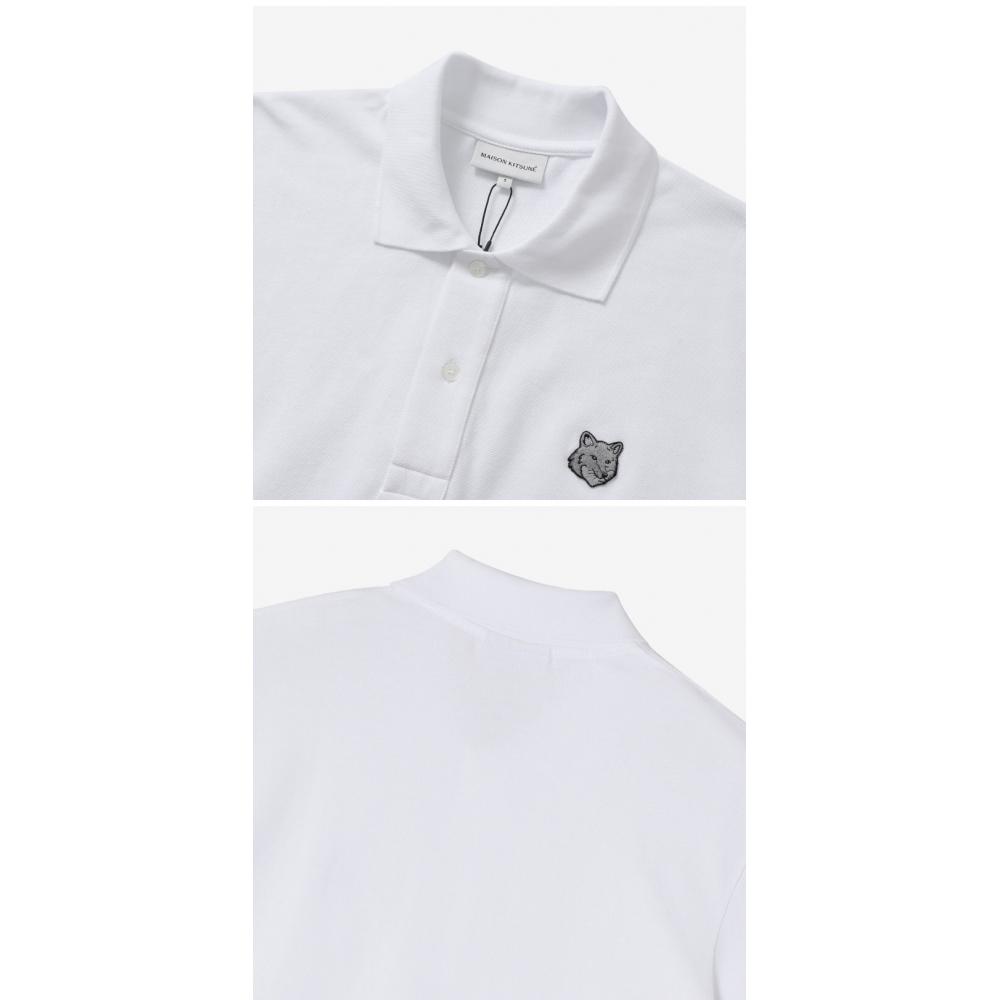 MaiSon KitSune Mm00207kj7010 P100 Bold Fox Head Patch Polo Men S Short Sleeve Tee