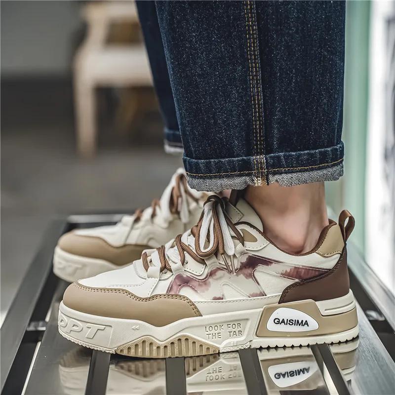 New High Quality Men's Sneakers Zapatos Para Hombres Trend Casual Board Shoes Lightweight and Comfortable Running Shoes
