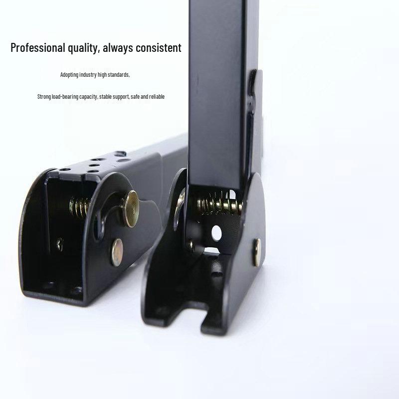 Foldable 90° Metal Table Legs for Camping or Desk - Folding Support Frames