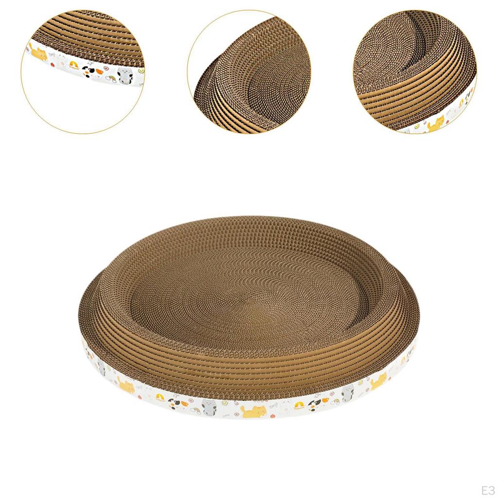 Cardboard Cat Scratcher Bed for Indoor Feline Relaxation