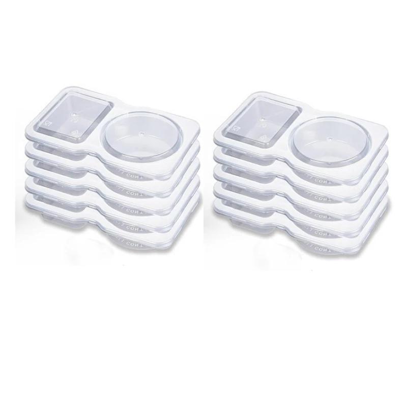 2.03oz/2.37oz Disposable Sauce Box Seasoning Box Salad Dressing Dipping Sauce Oil Vinegar Chili Sauce Box