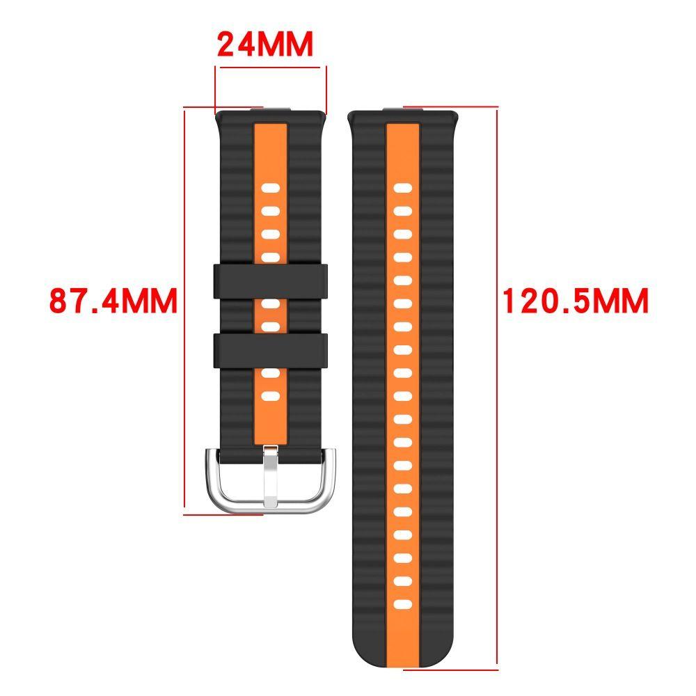 Silicone Wristband Double Color Bracelet for Huawei Watch Fit 4 Pro/4/3 Smart Watch Accessories
