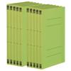 Plus PP Flat B4 Leaf File, Size, Bi-fold, Green, 10-pack, NO.135FP 98-384×10