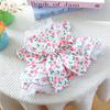 Lovely Puppy Princess Skirt Floral Dress Pet Dresses Pet Clothes Dog Dress  Spring/Summer
