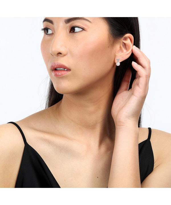 Morellato Perla Silberfarbene Ohrringe SAER52 für Damen