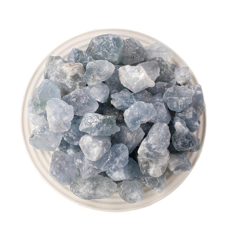 Blue Crystal Aroma Stone Diffuser: Decorative Raw Stone for Fish Tanks and Handicrafts 1-2cm 100g естественный
