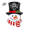 Holiday Decorations for Home Wooden Christmas Hanging Pendant, Snowman/Santa Claus/Gnome Ornament with Festive Door Plaques Hemp Rope Indoor